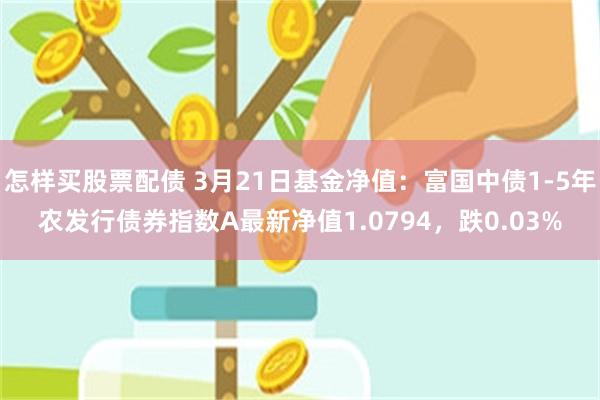 怎样买股票配债 3月21日基金净值：富国中债1-5年农发行债券指数A最新净值1.0794，跌0.03%