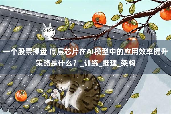 一个股票操盘 底层芯片在AI模型中的应用效率提升策略是什么？_训练_推理_架构