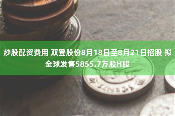 炒股配资费用 双登股份8月18日至8月21日招股 拟全球发售5855.7万股H股